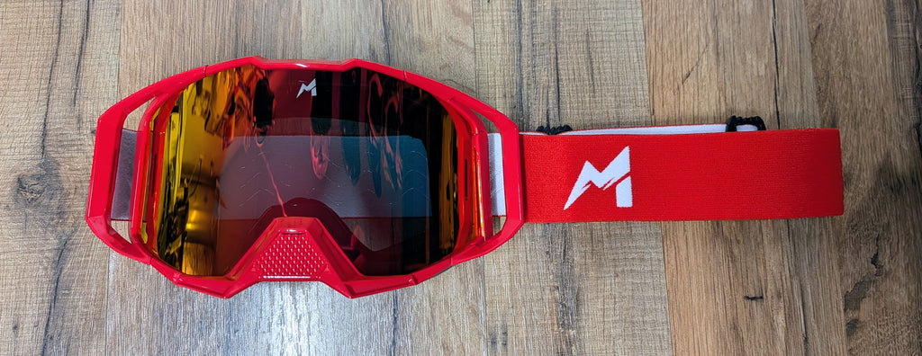 RIDER1 MX/OFFROAD GOGGLE RED