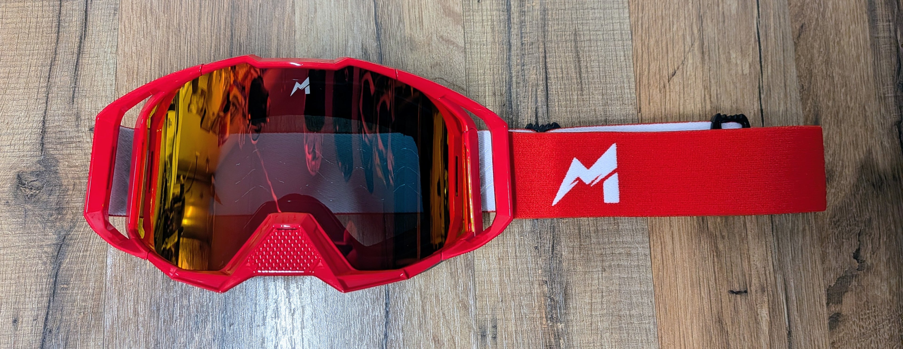 RIDER1 MX/OFFROAD GOGGLE RED