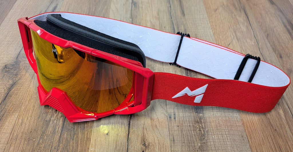 RIDER1 MX/OFFROAD GOGGLE RED